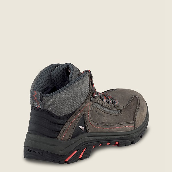 Red Wing Womens Trades - 5-inch Waterproof Safety Toe - Hiking Boots Dark Grey - 5192RVJLS